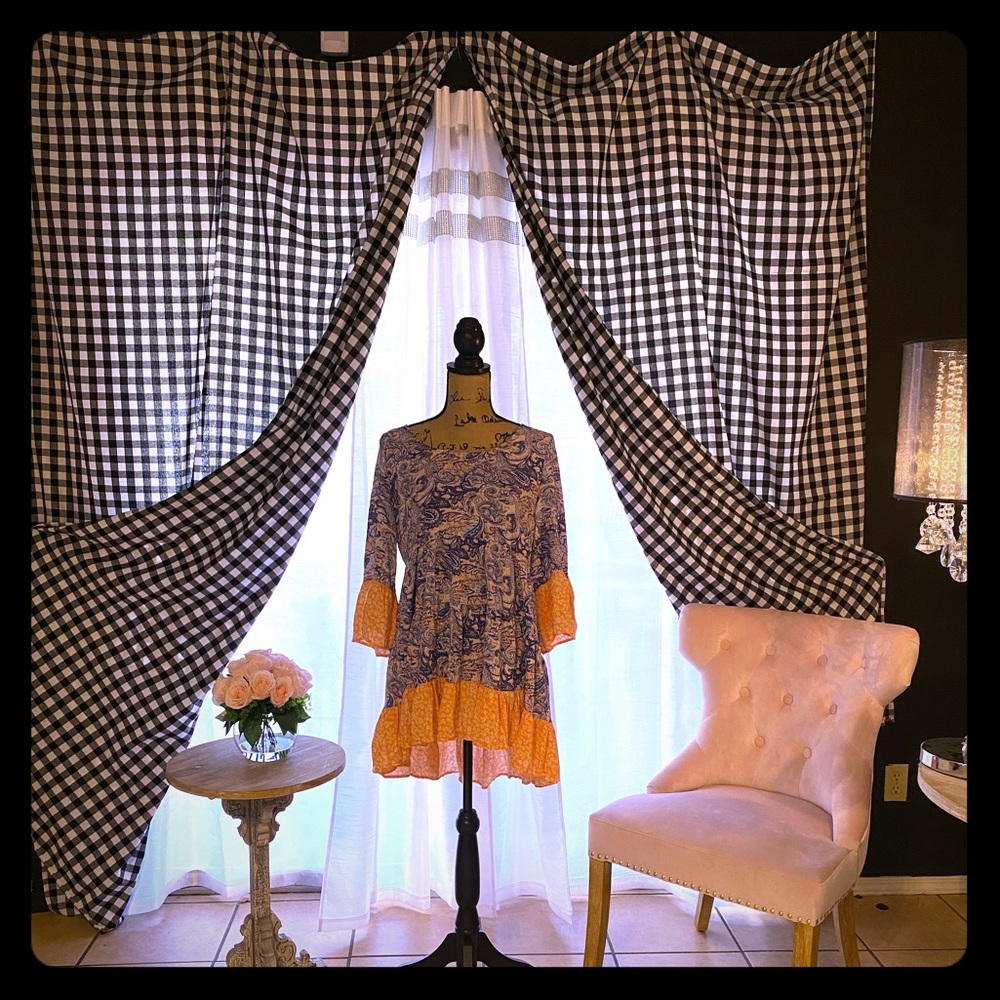 Woman’s bohemian style feminine dress tunic